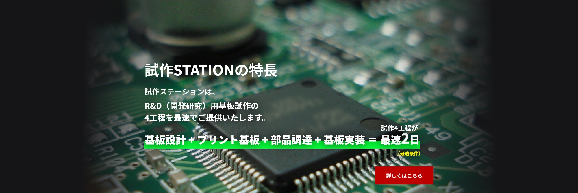 試作STATIONの特長